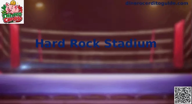 Vista majestuosa del Hard Rock Stadium