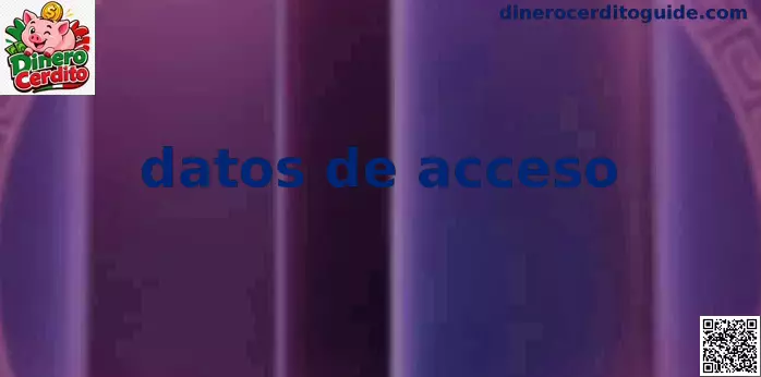 Gestión de datos de acceso