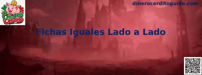 Fichas Iguales Lado a Lado en Dinero Cerdito