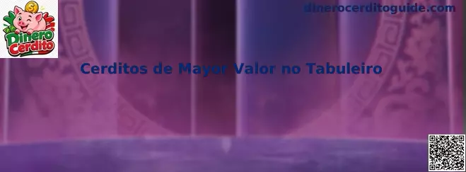 Cerditos de Mayor Valor no Tabuleiro